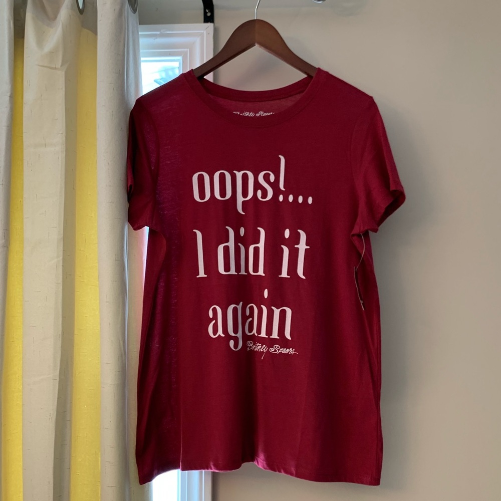 Britney Spears Oops I Did It Again Tee - M/L 10